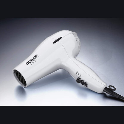 Conair 1875 Watt Mid-Size Dryer, balanced and lightweight for Powerful Drying and Styling 303WMR