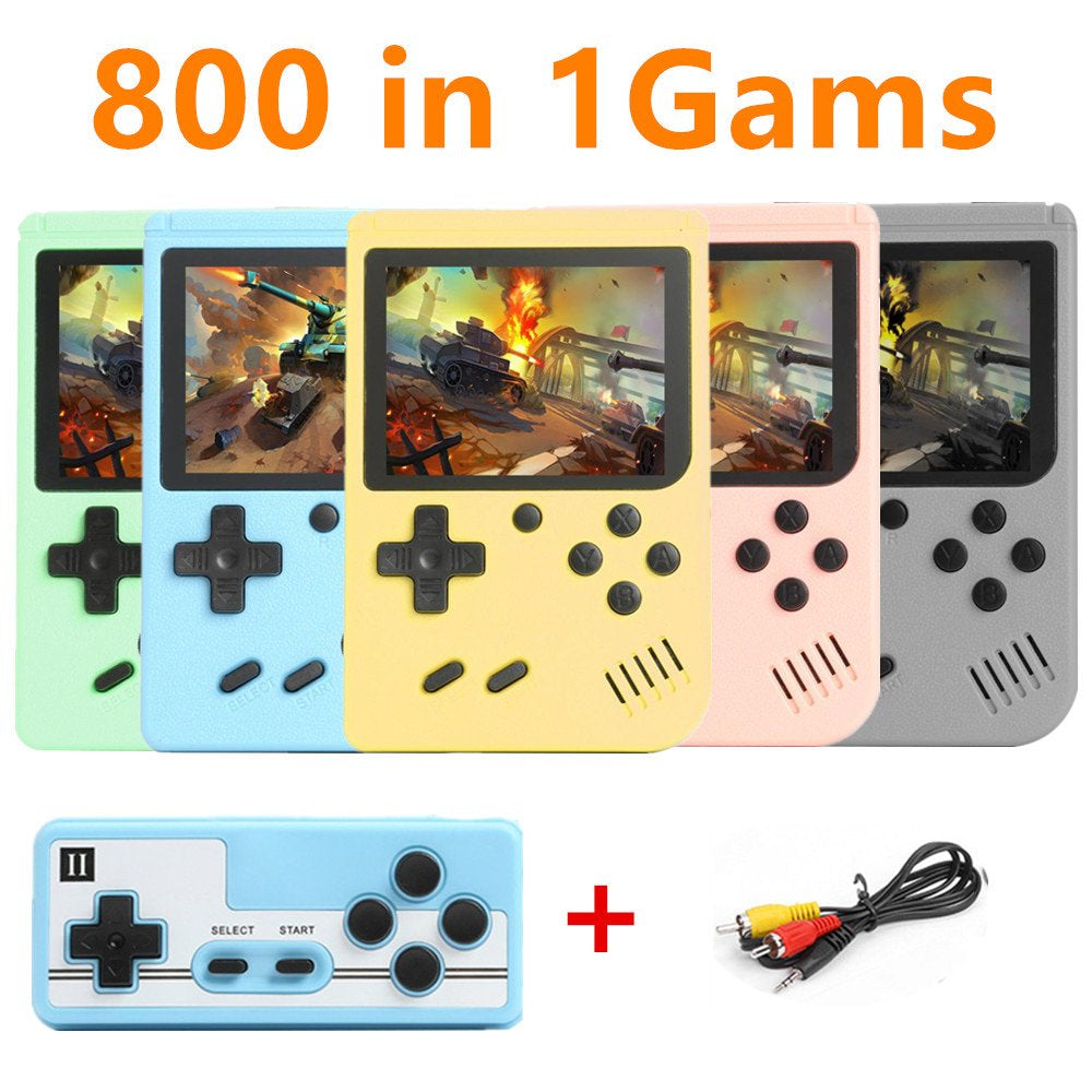 800 In 1 Games Handheld  Portable Retro Video Console Game Players Boy 8 Bit 3.0 Inch Color Lcd Screen Gameboy