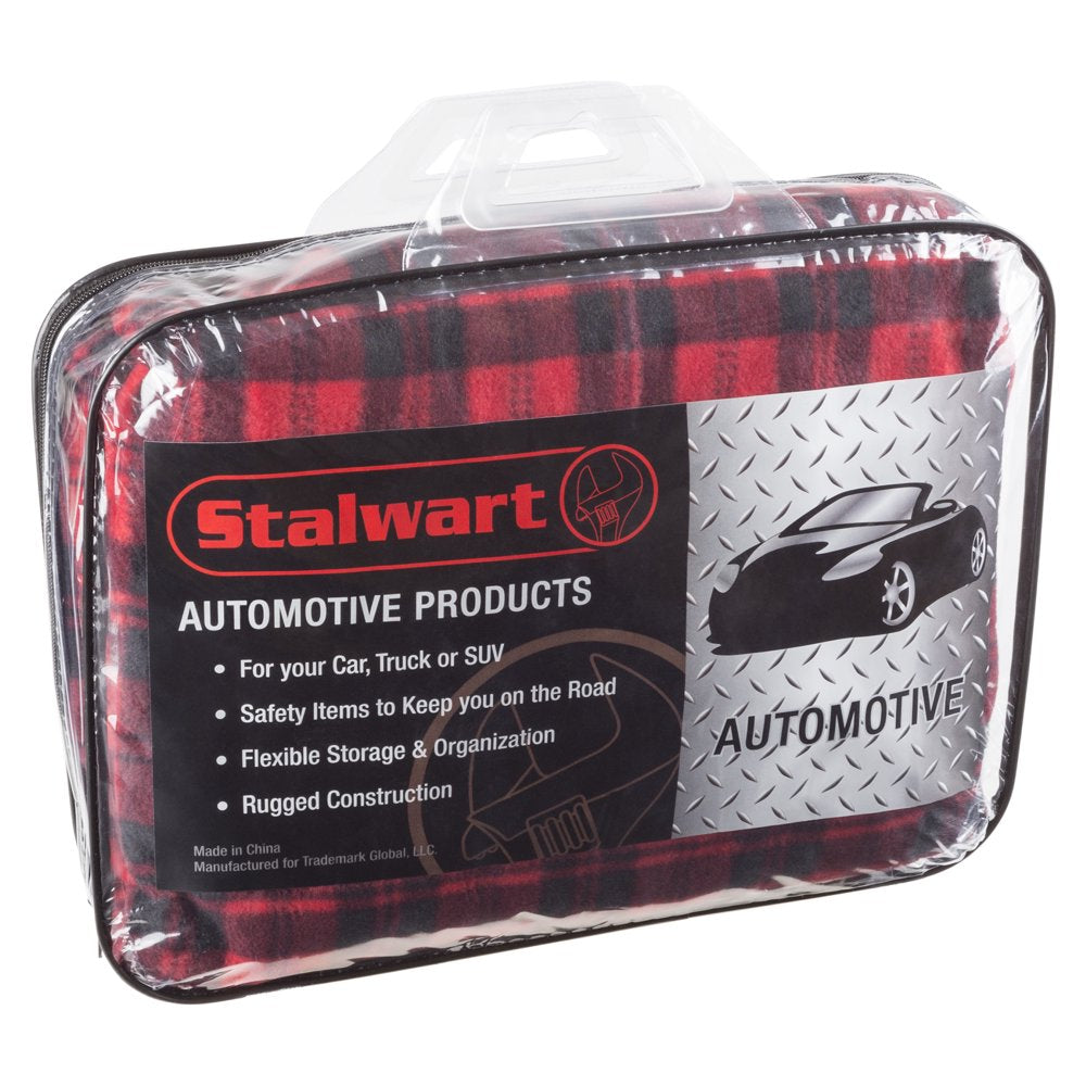 Stalwart 75-BP800 Red/Black Electric Blanket for Automobile