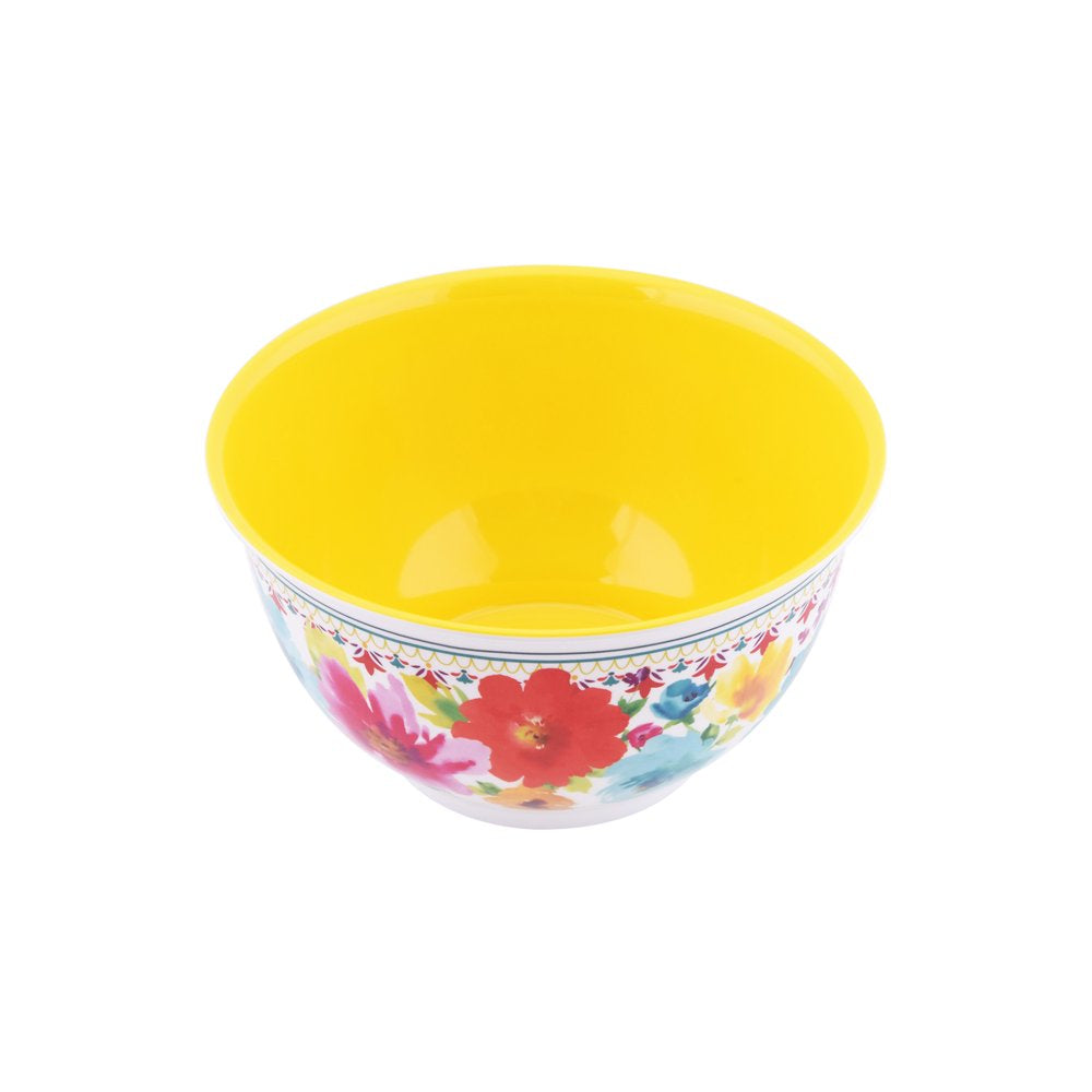 The Pioneer Woman Melamine Mixing Bowl Set, 10-Piece Set, Petal Party