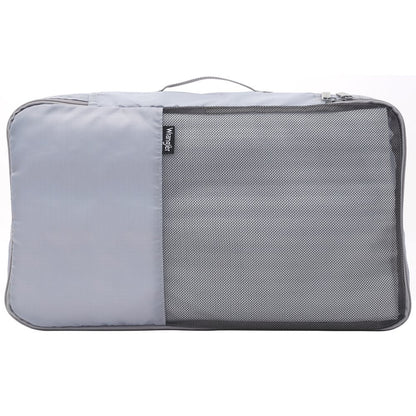  4-Piece Packing Cubes Set for Luggage and Travel, Silver