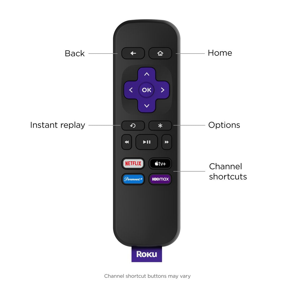 Roku Premiere | 4K/HDR Streaming Media Player Wi-Fi® Enabled with Premium High Speed HDMI® Cable and Simple Remote