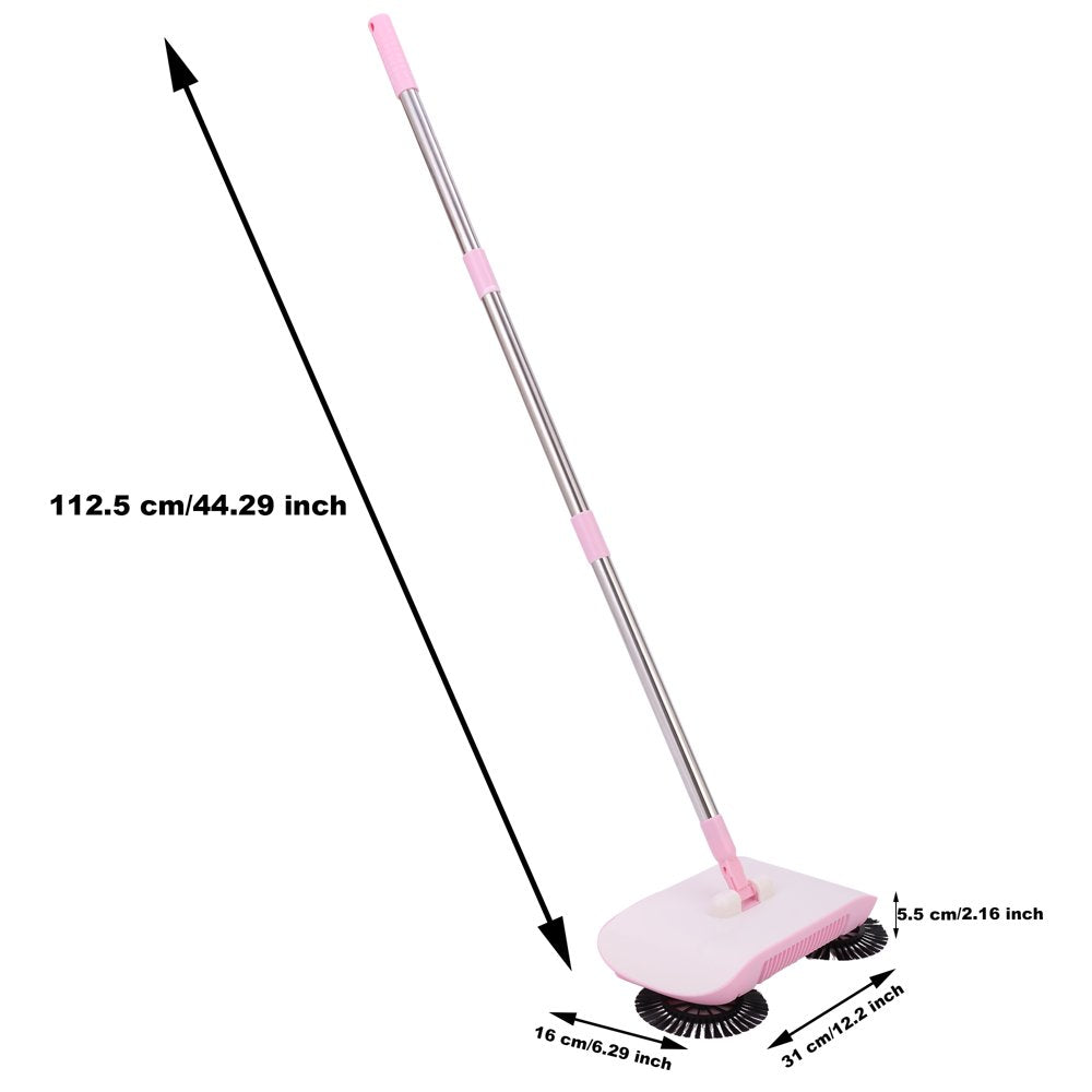 Multifunctional Home Hand Push Sweeper, Wet Drag Two in One Home Sweeping Machine, Home Mopping Machine for Hardfloor, Tile