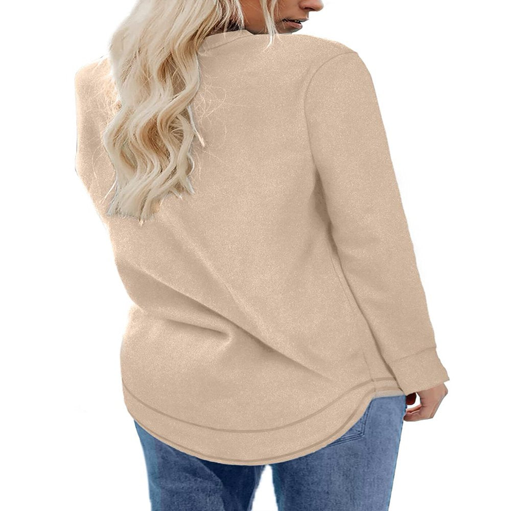 Fantaslook Sweatshirts for Women Crewneck Casual Long Sleeve Shirts Tunic Tops