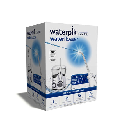 Waterpik Ultra Countertop Water Flosser Oral Irrigator, White