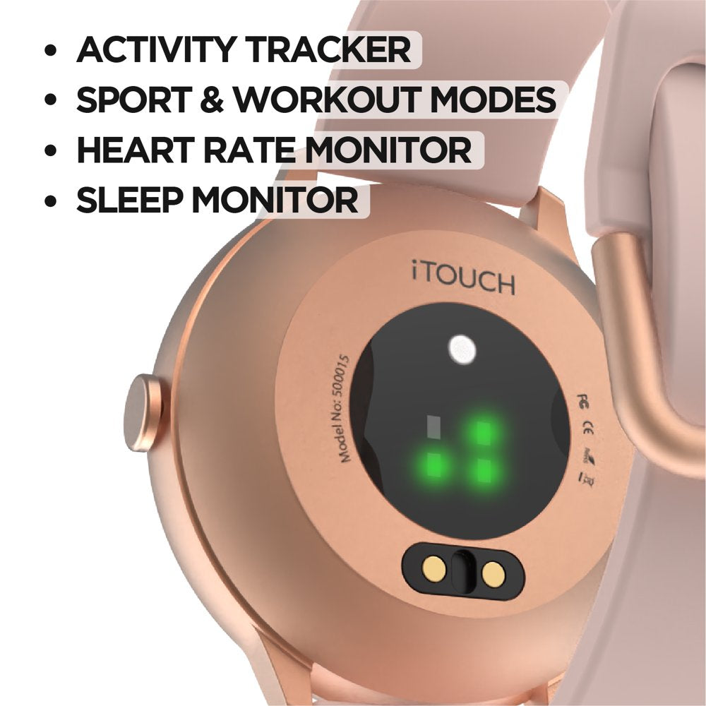  Smart Watch & Fitness Tracker, For Women and Men, (43mm), Dark Green Camo