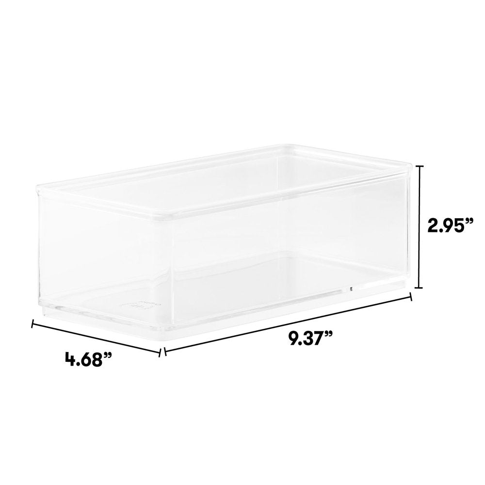 10 Piece Bath Edit, Plastic Modular Storage System Clear