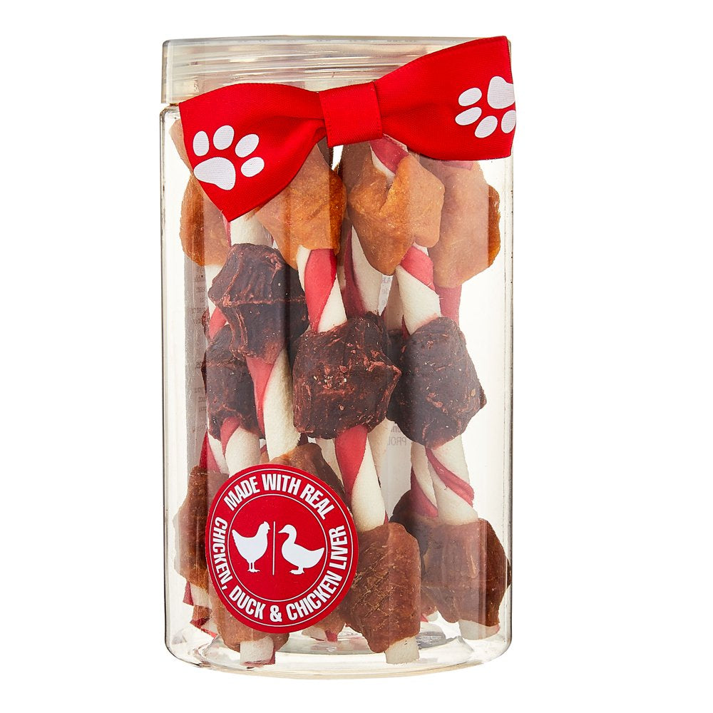 Vibrant Life Rawhide Tri-Flavored Kabobs, Holiday Chews for Dogs, Dry, 8.82 oz, 10 Count