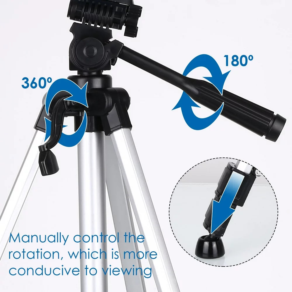 TELMU Telescope, 70mm Aperture 400mm AZ Mount Astronomical Refracting