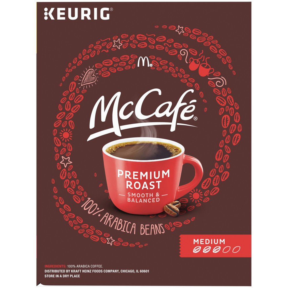 (2 pack) McCafe Premium Roast Medium Coffee K-Cup Pods, Caffeinated, 48 ct - 16.6 oz Box