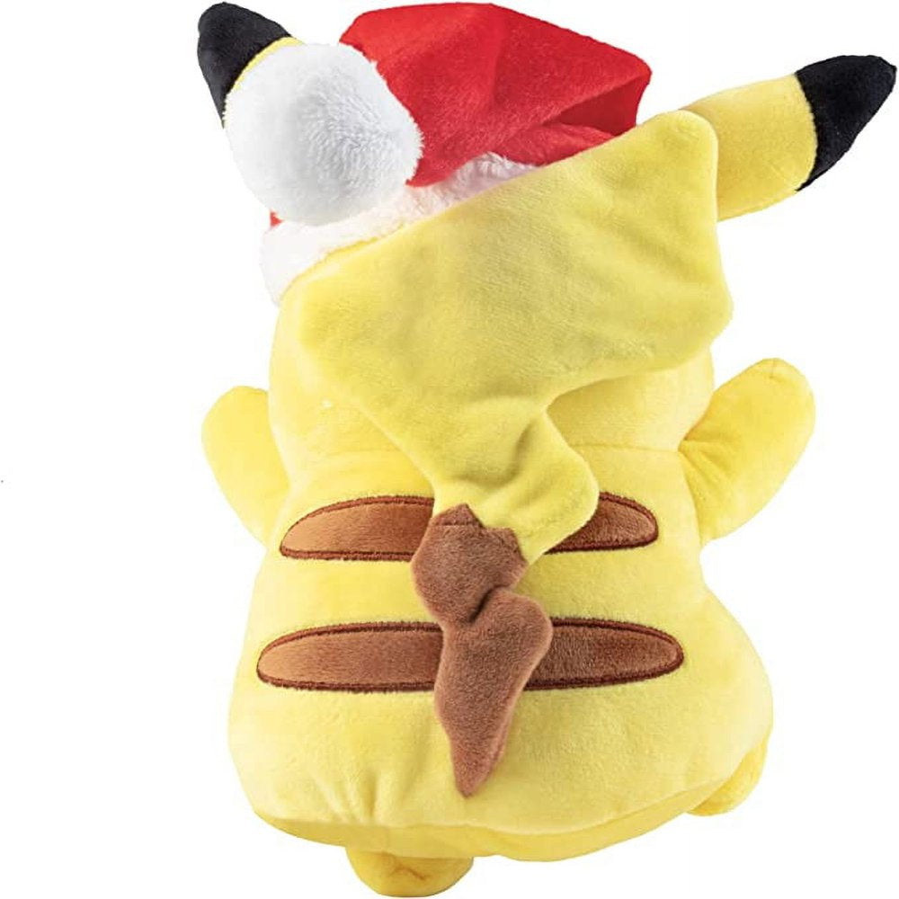 Pokemon 8" Holiday Christmas Pikachu Plush Stuffed Animal Toy - Officially Licensed - Great Gift for Kids