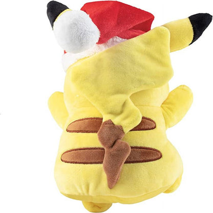 Pokemon 8" Holiday Christmas Pikachu Plush Stuffed Animal Toy - Officially Licensed - Great Gift for Kids