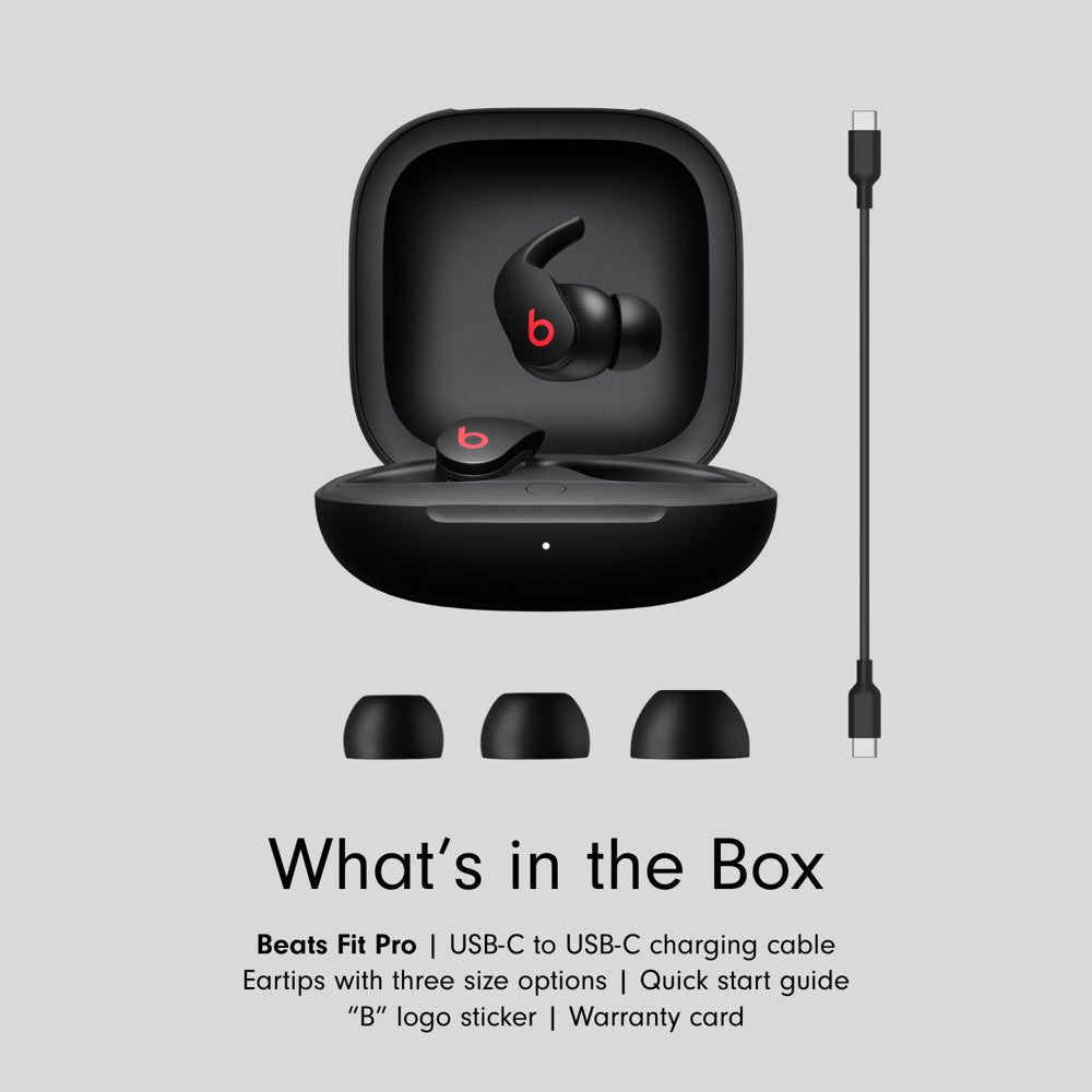 Beats Fit Pro - Noise Cancelling Wireless Earbuds - Apple & Android Compatible - Beats Black