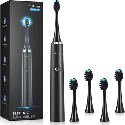 Sonic Electric Toothbrush with 5 Brush Heads,For Adult&Kid,5 Modes,Smart Timer,Waterproof