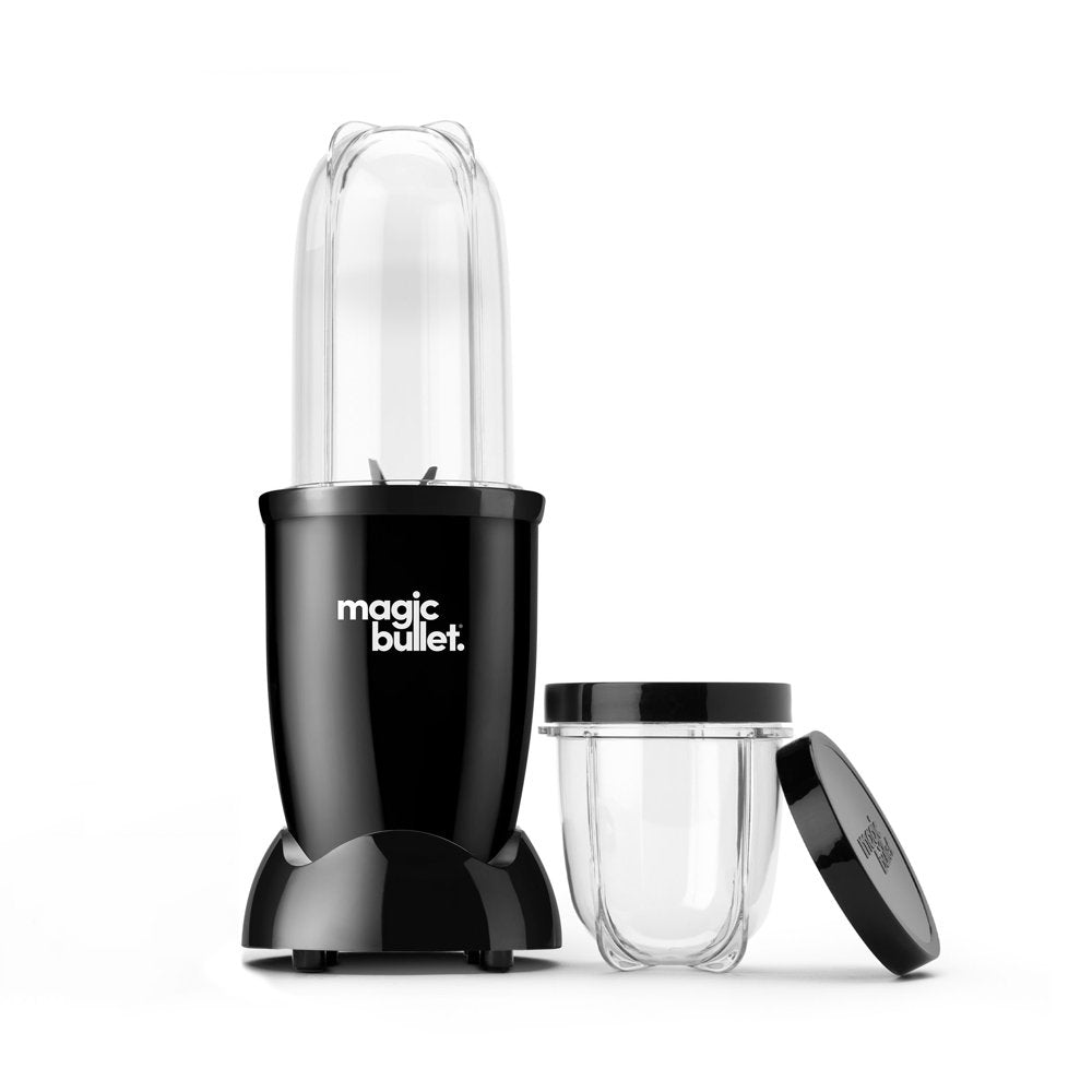 Magic Bullet 7-Piece 250 Watts Personal Blender 18 oz. MBR-0701AKP, All Black