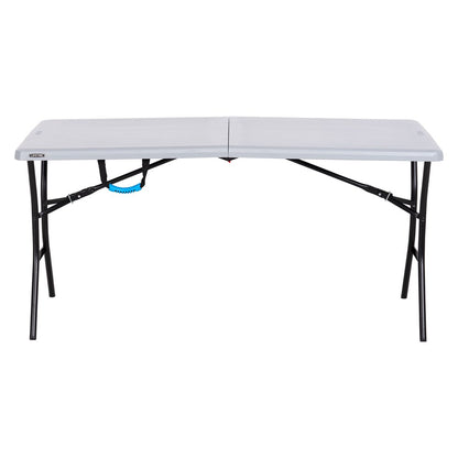 Lifetime 5-Foot Fold-in-Half  Table, Gray (80861)