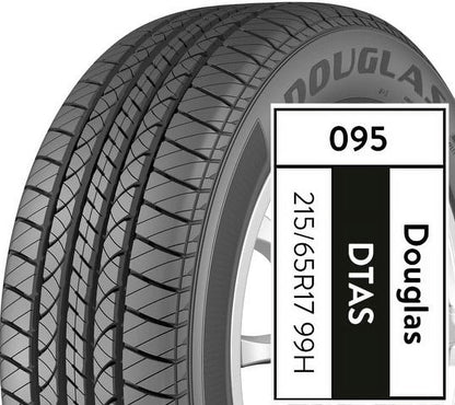 Douglas Touring A/S 215/65R17 99H All-Season Tire