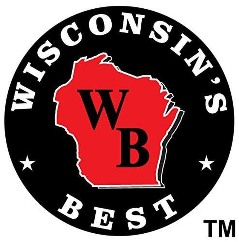 WISCONSIN'S BEST AND WISCONSIN CHEESE COMPANY'S - Specialty Cheese Block Sampler & Sausage Gift Box. 5-4oz. Cheeses, 1-12oz. Summer Sausage. Perfect Birthday Gift, Holiday, Christmas Gifts.