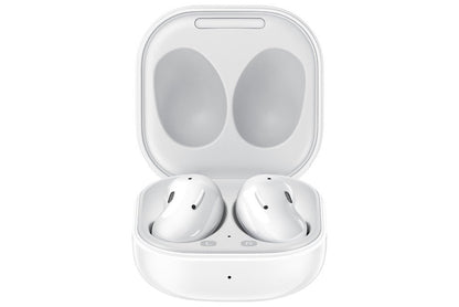 Samsung Galaxy Buds Live, Mystic White True Wireless Ear Buds headset, Active Noise Cancellation, Buds Live are easy on the eyes, light on the ear and have long-lasting battery life