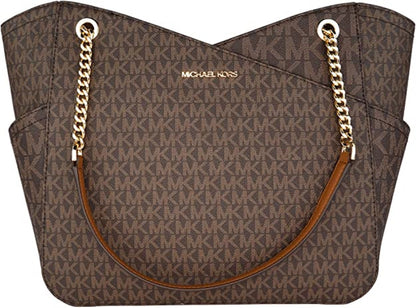 Michael Kors Jet Set Large Logo Shoulder Bag (Admiral)