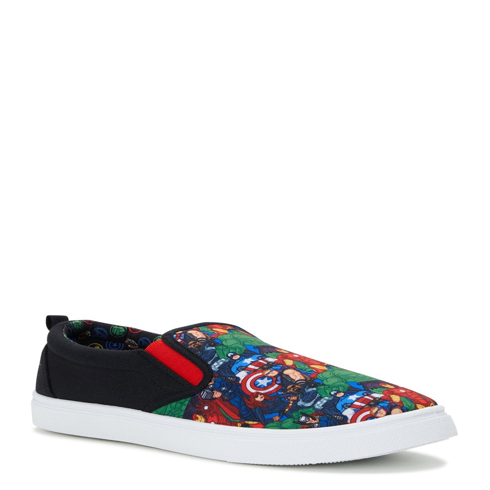 Marvel Men'S Casual Superhero Slip on Sneaker