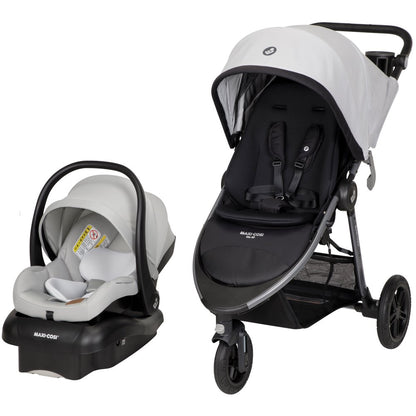 Maxi-Cosi Gia XP Luxe 3-Wheel Travel System, Midnight Moon, Infant