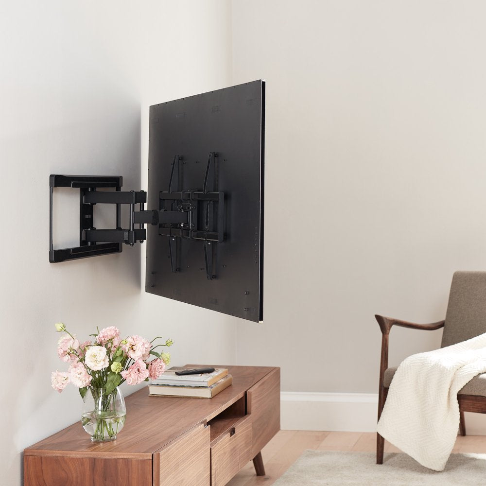 onn. Full Motion TV Wall Mount for 50" to 86" TVs, up to 15° Tilting