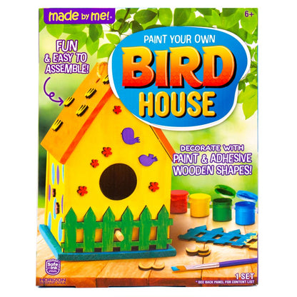 Paint Your Own Birdhouse Kit, Boys and Girls, Child, Ages 6+