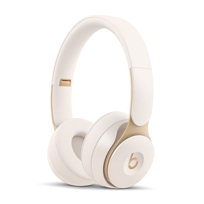 Beats Solo Pro Wireless Noise Cancelling On-Ear Headphones with Apple H1 Headphone Chip - Ivory