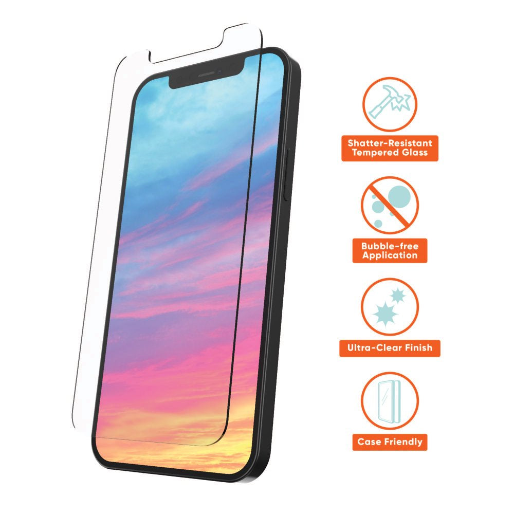 onn. Glass Screen Protector for iPhone 12 / iPhone 12 Pro