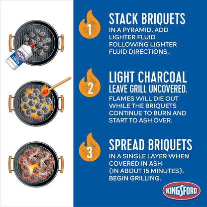 Kingsford Original Charcoal Briquettes, 8 lb