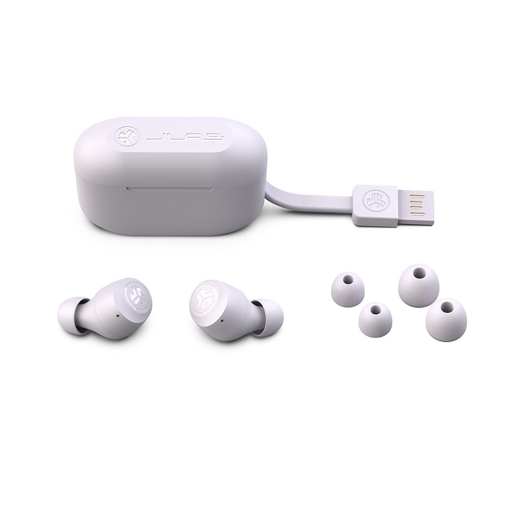 JLab Go Air Pop Bluetooth Earbuds, True Wireless with Charging Case, Lilac