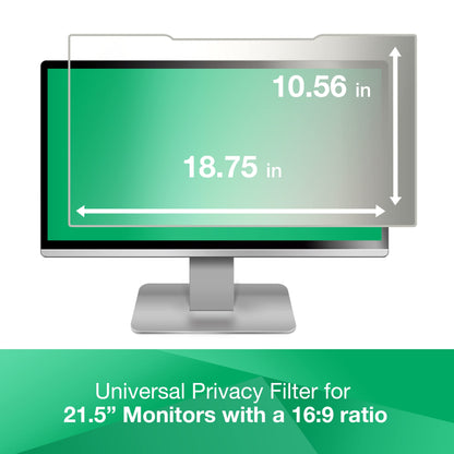 3M Privacy Filter Anti-Glare ffor 21.5" Widescreen Monitor (AG215W9B),Clear