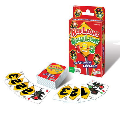 Red Light Green Light, 1-2-3 the Fast and Fun Card Game, Children Ages 5+