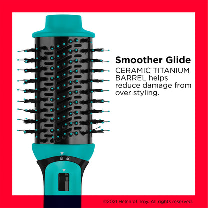 Revlon One Step Volumizer PLUS 2.0 Hair Dryer and Hot Air Brush | Dry and Style | Amazon Exclusive (Teal)