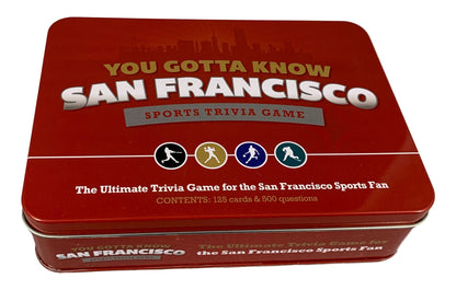 You Gotta Know San Francisco - Sports Trivia Game