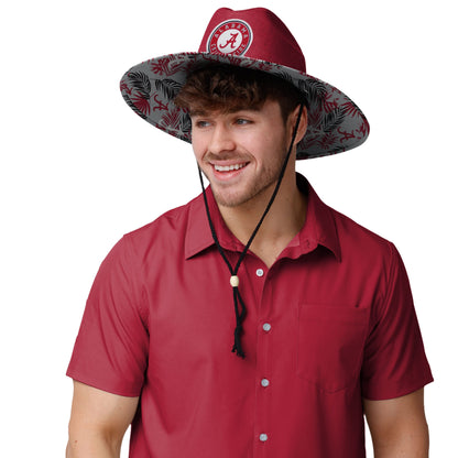 FOCO Alabama Crimson Tide NCAA Team Color Straw Hat