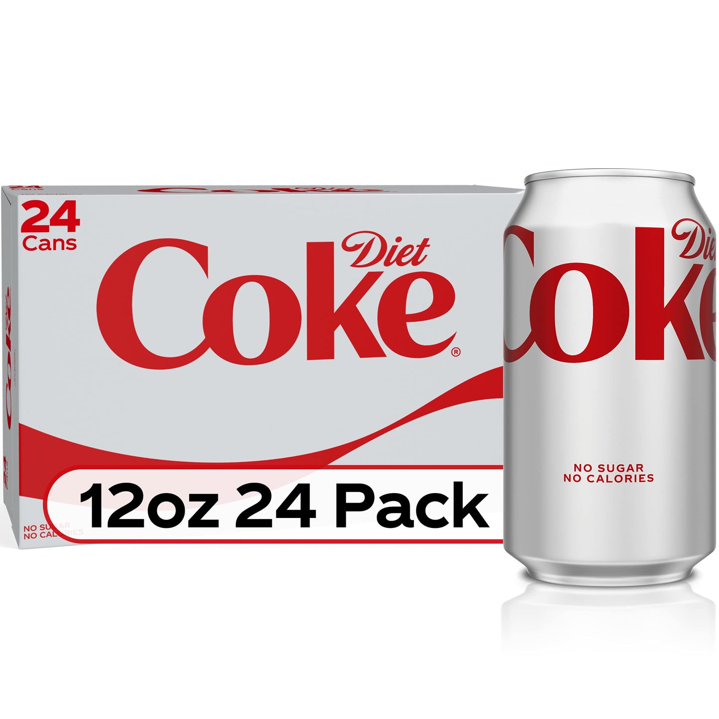 Diet Coke, 12 Fl Oz Cans, 24 Pack