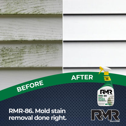 RMR-86 Instant Mold Stain and Mildew Stain Remover Spray - Scrub Free Formula, 32 Fl Oz