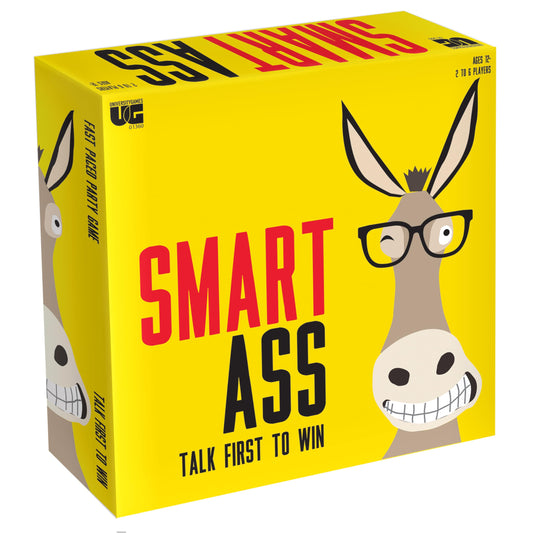 University Games | Smart Ass Trivia The Ultimate Who, What, Where Party Game , for Families and Adults Ages 12 and Up and 2 to 6 Players