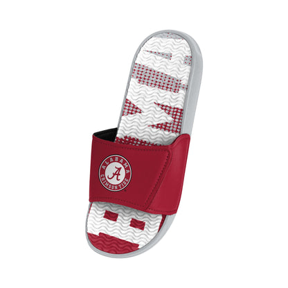 FOCO Alabama Crimson Tide NCAA Mens Gradient Wordmark Gel Slide - M