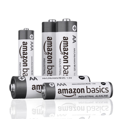 Amazon Basics 150-Pack AA Alkaline Industrial Batteries, 1.5 Volt, 5-Year Shelf Life