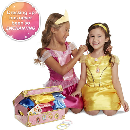 Disney Princess Dress Up Trunk Deluxe 21 Piece Officially Licensed [Amazon Exclusive]