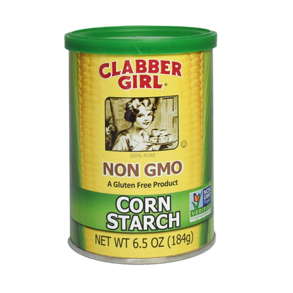 Clabber Girl Non-GMO Corn Starch, Gluten Free, 6.5 Ounce