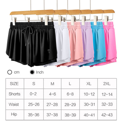 Flowy Shorts for Teen Girls Gym Yoga Athletic Workout Running Exercise Cheer Spandex Cute Comfy Womens Tennis Butterfly Skorts Skirt with Pockets Trendy Clothes Summer(Xs,Black)