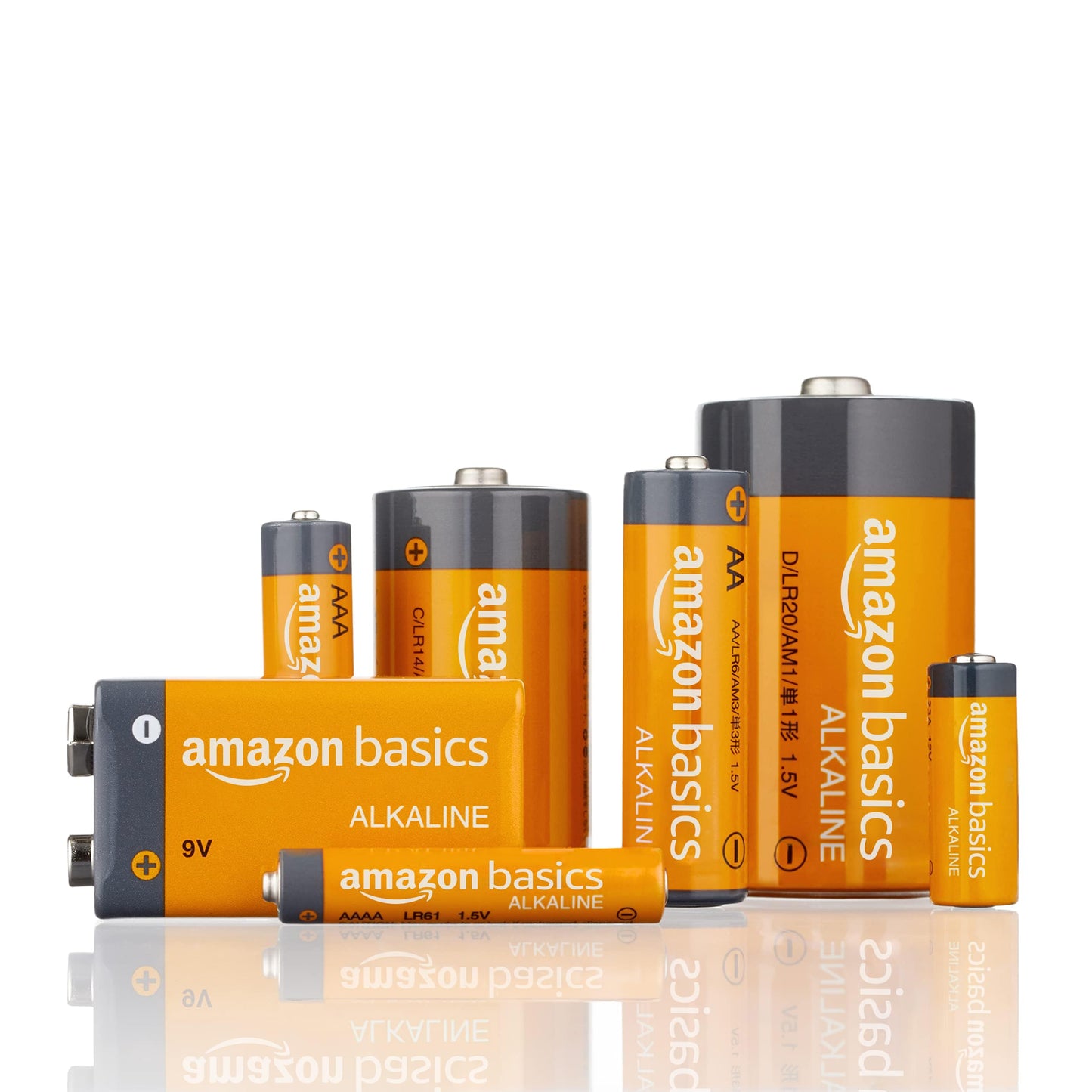 Amazon Basics 12 Pack D Cell All-Purpose Alkaline Batteries, Easy to Open Value Pack