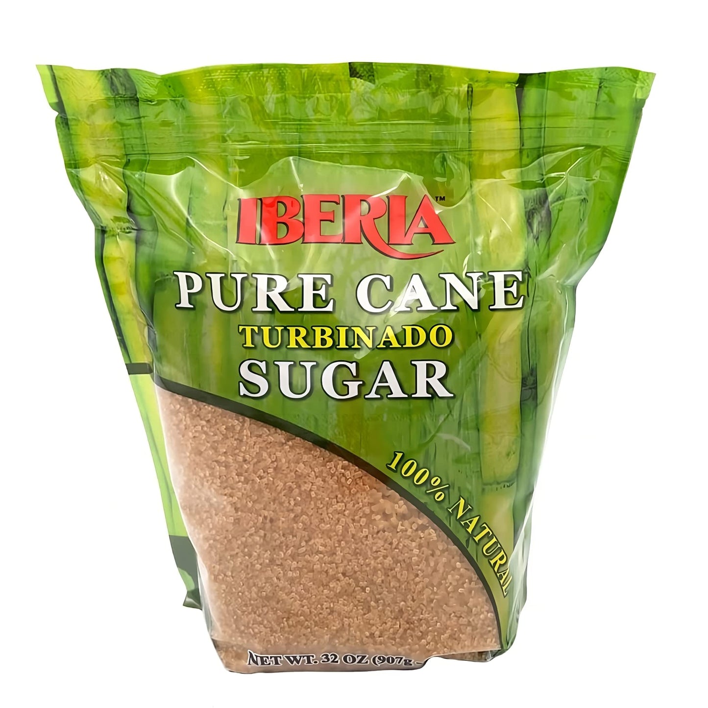 Iberia Pure Cane Turbinado Raw Sugar, 32 Oz