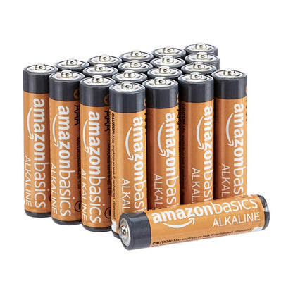 AmazonBasics Battery Combo Pack | AAA 20-Pack, 9V Lithium 4-Pack (May Ship Separately)