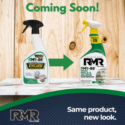 RMR-86 Instant Mold Stain and Mildew Stain Remover Spray - Scrub Free Formula, 32 Fl Oz