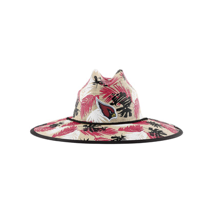 FOCO Arizona Cardinals NFL Floral Printed Straw Hat